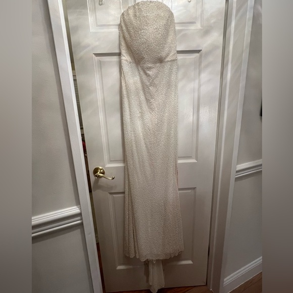 NEW Oh Polly embellished white corset gown - Picture 8 of 12